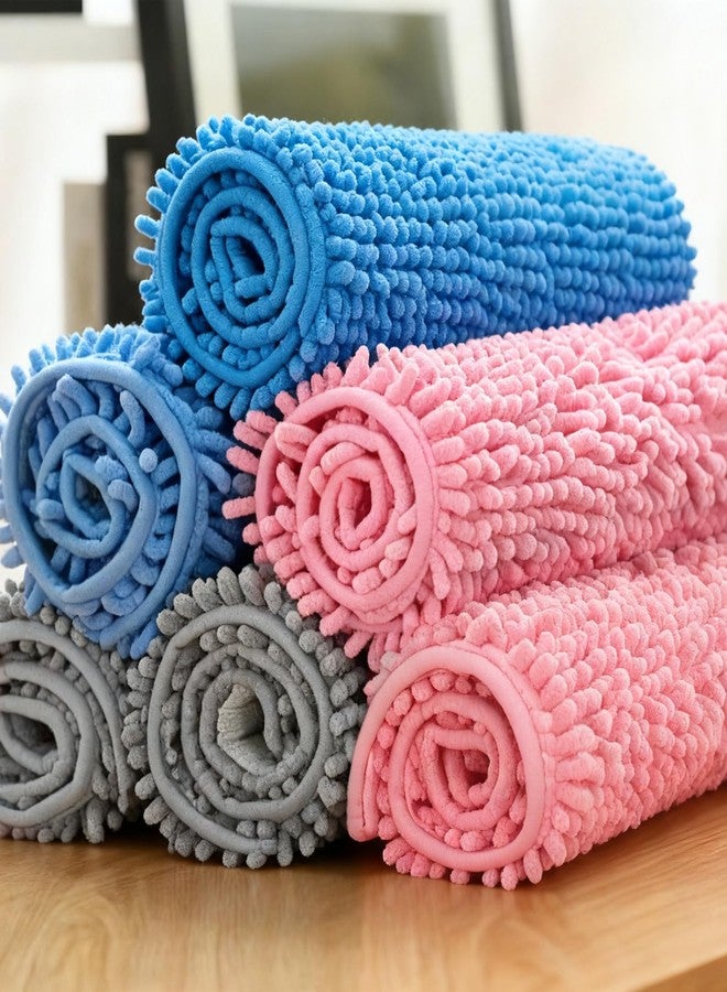 Tinsky 6 Pcs Guinea Pig Fleece Cage Liners, 16 x 24 Inch Guinea Pig Bedding Mats Reusable Guinea Pig Pee Training Pads Rabbit Mat Washable for Small Animal Sleeping - Image 3